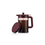 Cafetera Manual Bodum Bean Set 1,5 L Roja para Café Caliente y Cold Brew
