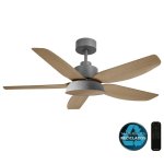 Deckenventilator mit Licht Cecotec EnergySilence Aero 5460 Daisy 24W 117cm 6 Stufen DC-Motor Fernbedienung Timer Winterbetrieb