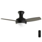 Ventilateur de Plafond avec Lumière Cecotec EnergySilence Aero 352 BlackBee 15W 91,5cm 6 Vitesses Moteur DC Télécommande Minuterie Fonction Hiver