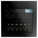 Weinschrank Cecotec GrandSommelier Duo 36000 Touch Matt Black 36 Flaschen