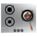 Placa de gas Cecotec Bolero Squad GN 3200S Inox 3 fuegos 6,25 kW