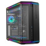 Caixa Mi-Torre ATX Nox Hummer Anvil Cristal Curvo ARGB Preta USB 3.0 Type C