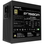 Fuente de Alimentación Gigabyte P750GM 750W Certificación 80 PLUS Gold modular activa