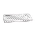 Clavier Logitech Pebble Keys 2 K380s AZERTY Français Blanc Compact Sans Fil