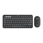 Clavier Logitech Pebble 2 Combo Mac AZERTY Français Graphite sans fil