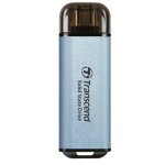 Externe SSD Transcend ESD300C 1 TB Aluminium Blau USB Typ C