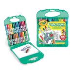 Kit de manualidades Crayola 04-5227 pour enfants, 65 pièces, mallette