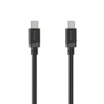 USB-C- auf USB-C-Kabel Hama 1 m USB 2.0 Schwarz