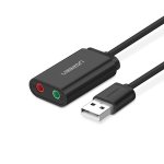 Scheda audio USB Ugreen 30724 2.0 Canali Nero