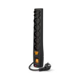 Multipresa Acar P7 7 prese con protezione, interruttore e LED Power