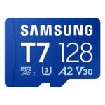 Scheda microSD Samsung T7 128 GB UHS-I 170 MB/s Class 10 U3 V30 Blu