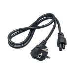 Cable de alimentación Akyga AK-NB-08A Híbrido CEE 7/7 a C5 1 m