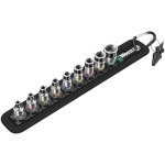 Kit de soquetes Wera Belt A 1 1/4" métrico 9 peças