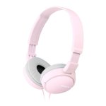 Casque Sony MDR-ZX110 avec câble, connectivité filaire, musique, rose