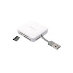 Lettore di schede PNY AXP724 USB 2.0 Multi-formato Bianco