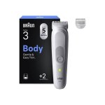 Aparador Corporal Braun Series 3 BG3500 Sem Fios 80min Resistente à Água 1 Pente