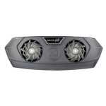 Almofada de refrigeração Arctic NC 2 ventiladores 6 cm Prateado