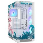 Torre PC NOX Hummer GLOCK ARGB Semitorre ATX Cristal Templado USB-C Blanca - By B0rjaCS