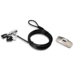 Cavo antifurto eSTUFF GLB220108 1,8 m Kensington Chiave Acciaio Carbonio Nero