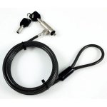 Cavo antifurto Gearlab GLB220103 1,8 m con chiave acciaio carbonio nero