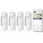 Alarme Nivian Wifi Sem Fios Sensor Magnético Interior Sirene 100dB Pack 4