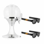 Dispensador de Cerveja Innovagoods Ball 3,5L com 2 Óculos Sunfold Spain Black
