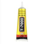 2 Unidades Pegamento T7000 110ml Color Negro Reparacion Pantallas Móvil