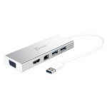 Station d'accueil USB 3.0 j5create Minibase pour 2 écrans