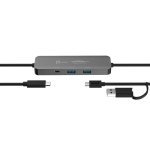 Concentrador USB j5create Wormhole Switch JCH462 3 Puertos USB 3.2 Gen 1