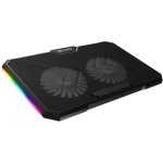 Suporte de Refrigeração Fury Gunbai G3 2x120mm RGB USB Preto