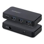 Hub USB StarTech.com 4 Puertos USB-C y USB-A 5Gbps Autoalimentado 36W
