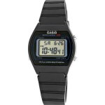 Casio W-202-1AVEF Digital 34mm Beige Correa Acero Inoxidable Casual Hombre