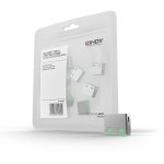 Bloqueador de puerto USB tipo A Lindy 40461 Pack 10 piezas verde ABS