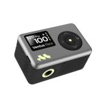Inflador Mini Woowind Ventus Race para Bicicletas e Motas, Preto