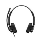Casque HP Poly Mission 425 filaire USB-C et USB-A avec réduction de bruit, noir