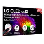 TV LG OLED evo AI G6 OLED77G64LW 77" 4K UltraHD 120Hz Smart TV WebOS HDR10 Dolby Vision