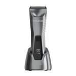 Recortadora de Barba Facial Taurus Inalámbrica 90min Seco y Mojado 4 Peines Pantalla LCD