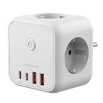 Mars Gaming MD-CUBE20 Powercube 3x Schuko 4x USB PD 20W GaN Blanco