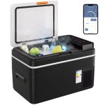 Outsunny Nevera Portátil Eléctrica 30l Con Compresor Control Por App Negro