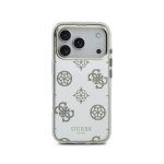 Funda para telemóvel Guess TPU Espelhada Peónias Dourada MagSafe para iPhone 17 Pro Max