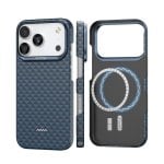 Raptic Funda Para Iphone 17 Pro – Carcasa Magsafe De Fibra De Aramida Skin Origin Profound, Protección Y Ajuste Preciso