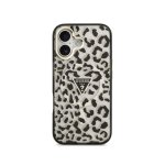 Funda para telemóvel Guess PC+TPU Preto Leopardo Brilhante MagSafe para iPhone 17