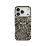 Funda para móvel Guess Python Print PC+TPU MagSafe Castanha Design Elegante para iPhone 17 Pro