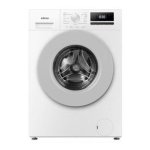 Lavadora carga frontal Edesa 7 kg 1200 rpm clase A Inverter vapor blanca