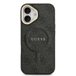 Guess Funda Para Iphone 17 – Carcasa De Polipiel Negra Con Magsafe Y Logo Clásico, Diseño Elegante Y Ajuste Preciso