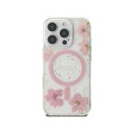 Funda para móvel Guess Carcasa MagSafe Flores Design Elegante para iPhone 16 Pro Max