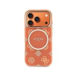 Funda para móvel Guess Multilogo Carcasa Rígida Laranja Proteção Precisa para iPhone 17 Pro