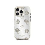 Funda para móvel Guess TPU Espelho Peônias Dourado MagSafe para iPhone 16 Pro Max