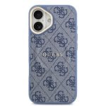 Funda para móvel Guess Polipiel Azul MagSafe Logo Clássico Ajuste Preciso para iPhone 17