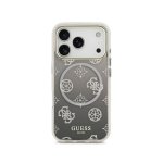 Custodia per smartphone Guess PC+TPU MagSafe Peonia Nera Brillante per iPhone 17 Pro